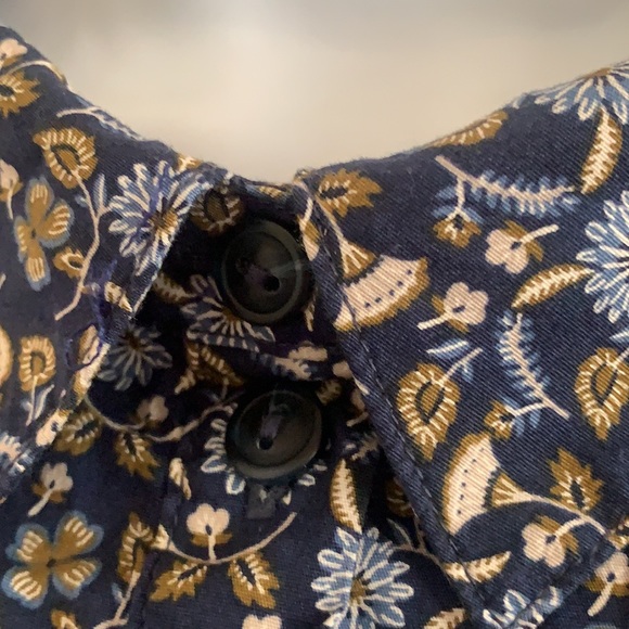 New Sanctuary ditsy modern floral Victorian style blouse size s/m - Picture 8 of 10